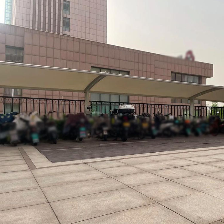 青铜峡市膜结构电动车棚